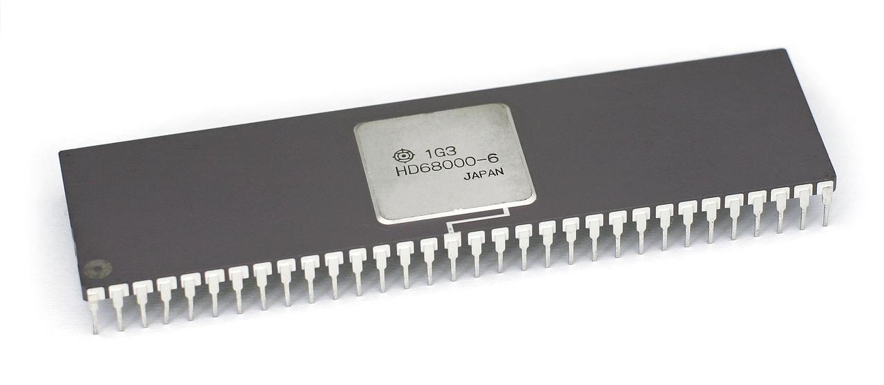Hitachi HD68000 — a second-sourced clone of the Motorola MC68000