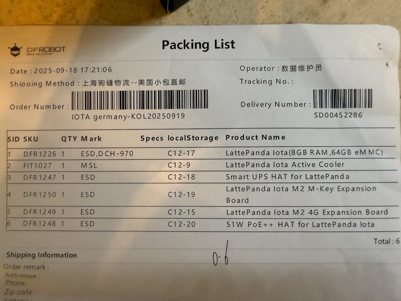 Accessory Package Contents