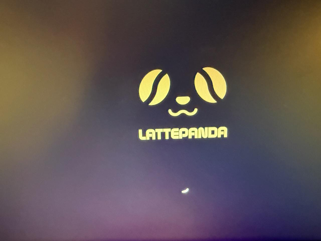 LattePanda IOTA Boot Screen