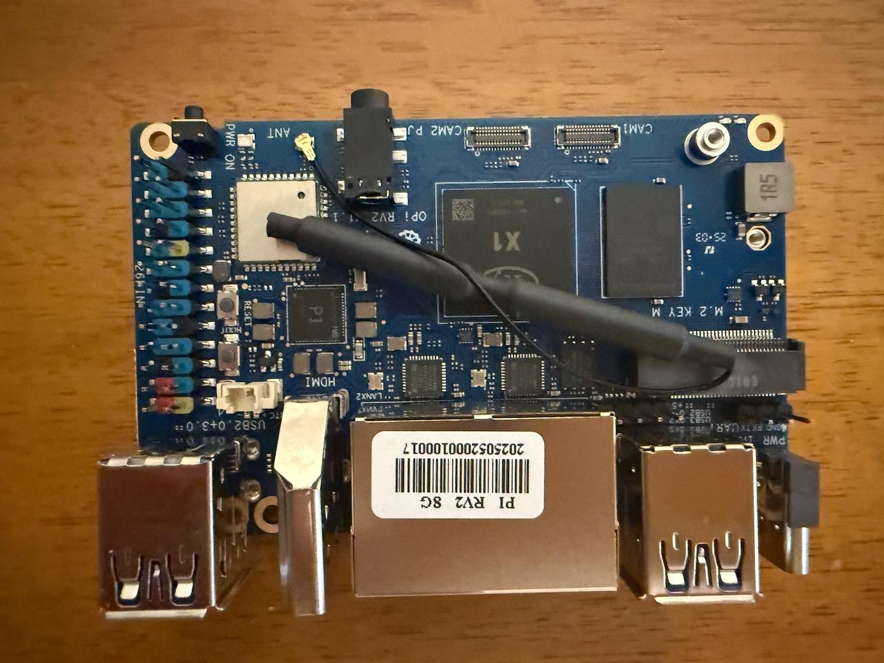 Orange Pi RV2 Board Top View