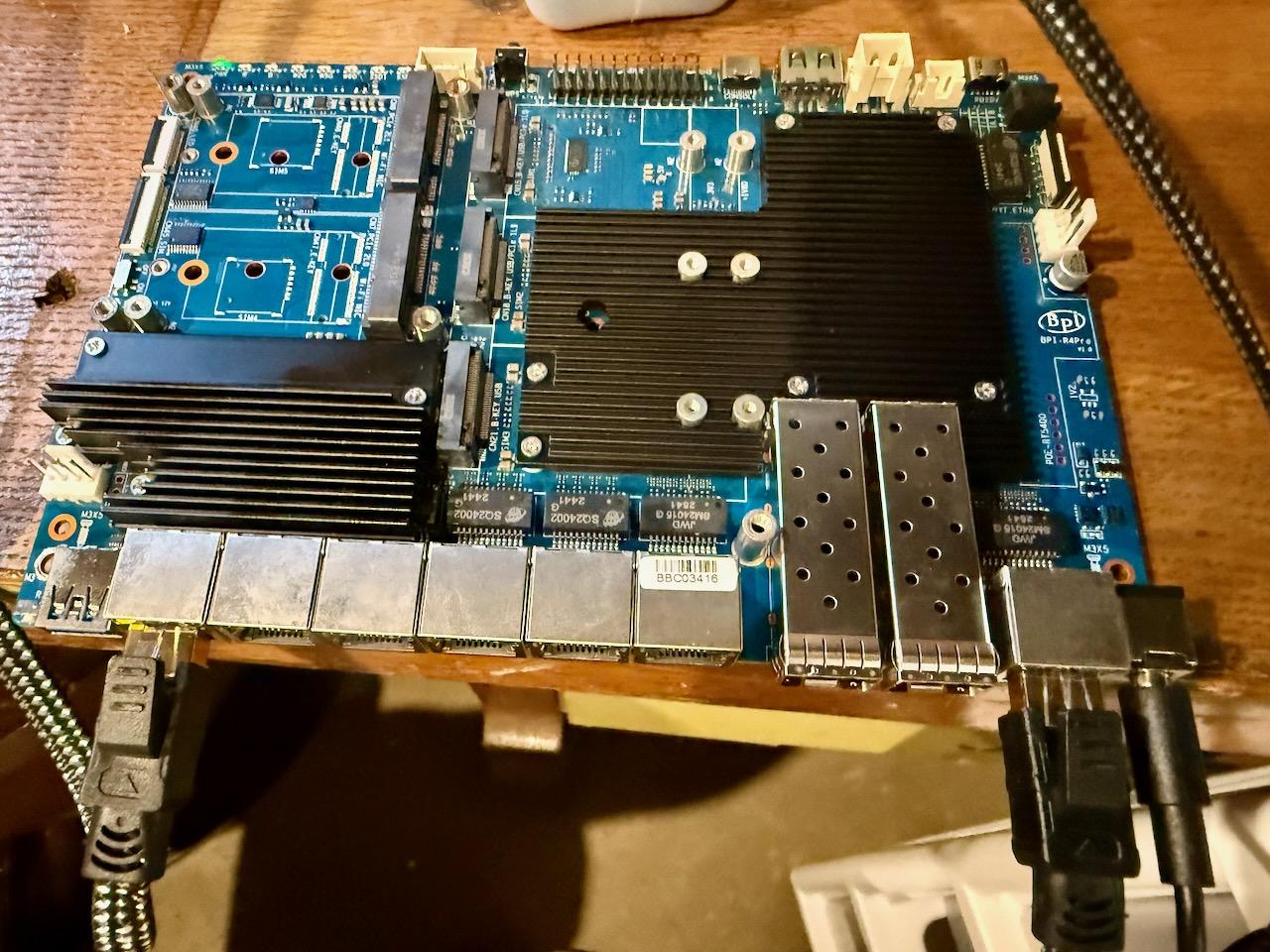 Banana Pi BPI-R4-PRO-8X board